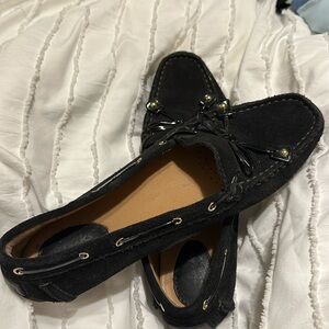 CLARKS Artisan Dunbar Cruise Black Suede 7.5M